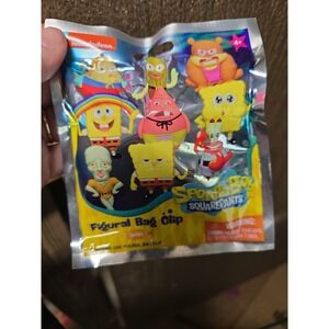 SpongeBob Squarepants Series 5 Figural Bag Clip Nickelodeon Mystery New Sealed